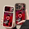 Stylish Red Scenery Pattern Phone Case For iPhone 17 16 15 14 13 12 Pro Max 15 Plus 17 Pro Air 11 16e Shockproof Soft TPU Cover