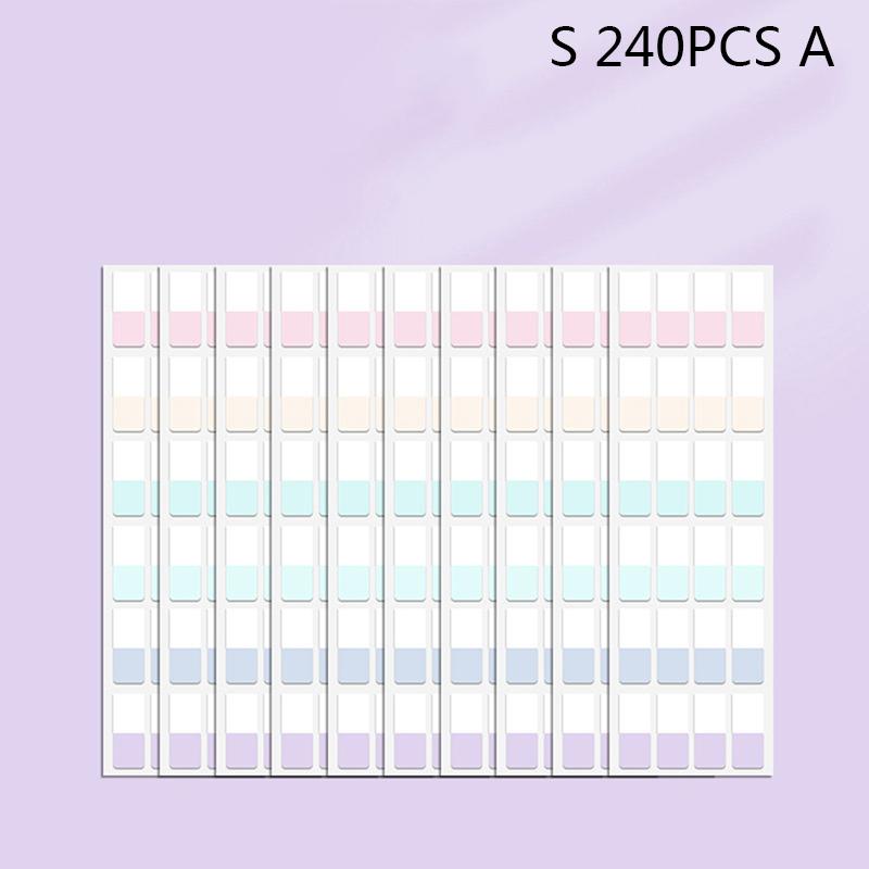 240 Stück mehrfarbige, klebrige, beschreibbare, entfernbare Index-Tabs, Marker, Lesezeichen, Notizen