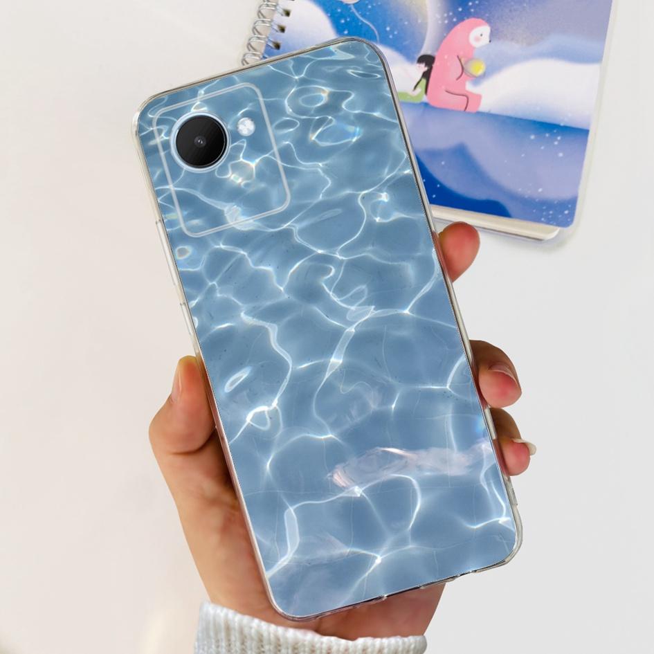Für Realme C30 C30S Hülle RMX3690 RMX3581 Süßer Panda Weiche Klare Silikon Handyhülle auf RealmeC30 RealmeC30S Narzo 50i Prime Funda