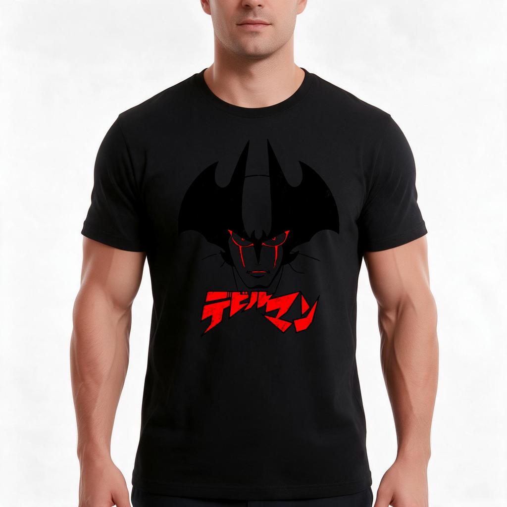 002 Devilunisex Head Tshirt Summer Casual Cotton Tee Oversized Streetwear Tops Vintage Graphic Print Unisex Unisex Unisex