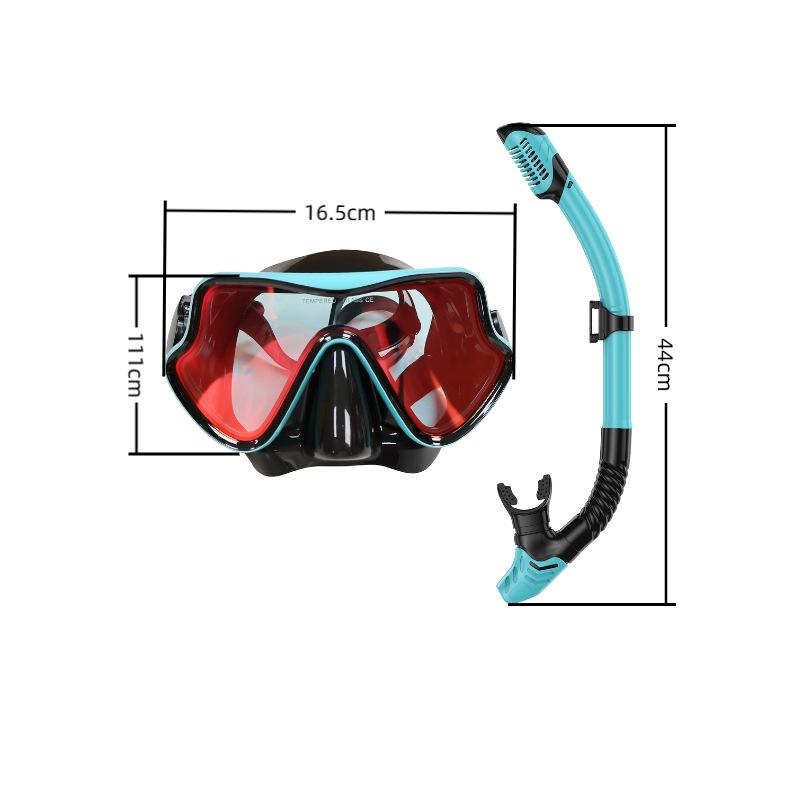 New diving goggles snorkeling mask snorkel set
