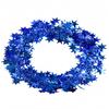 For Christmas Tree Party Decorations Christmas Holidays Silver Flexible Star Garland For Crafts Christmas Indoor Use