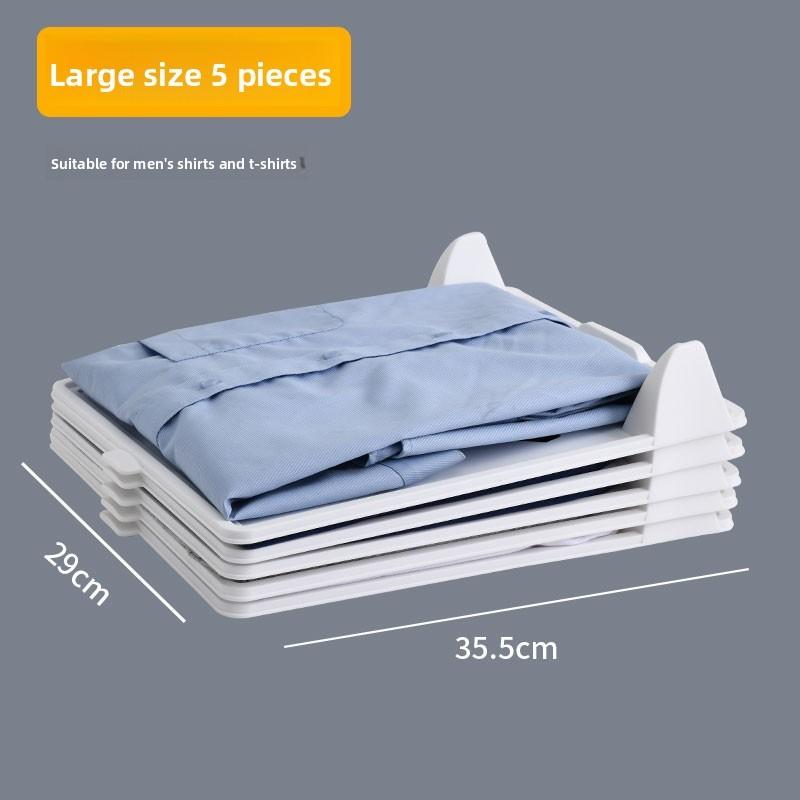 Clothing Organizer Foldable Storage Shelf For Home Wardrobe With Layered Design