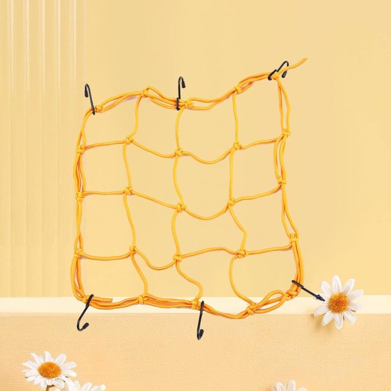 Elastická síťovaná kapsa na lano Kapsa na helmu na motorku Síťovaná kapsa na palivovou nádrž Popruh na síťku na zavazadla Síťovaná lanová krytka a síťka na nečistoty