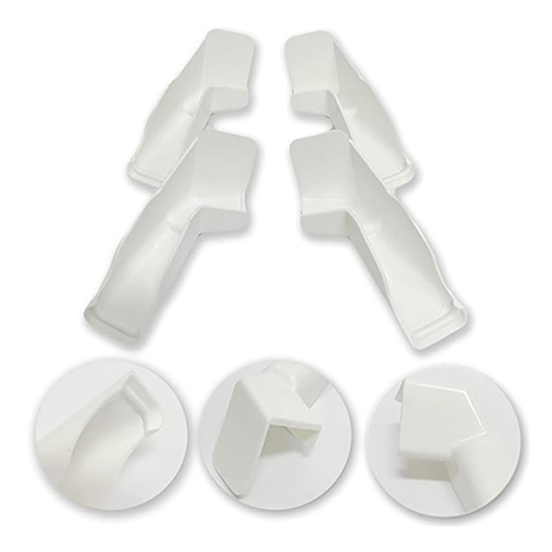 2/4Pcs Rv Roof Gutter Drains Mini Gutters For Gazebo Rv Roof Drip Edge Side Rain Gutter Spout Preserving Rv Exterior