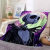 Nightmare Before Christmas Flannel Blanket Throw Blanket Soft Warm Sofa Bed Camping Home Decor Unique Christmas Gift C9211534