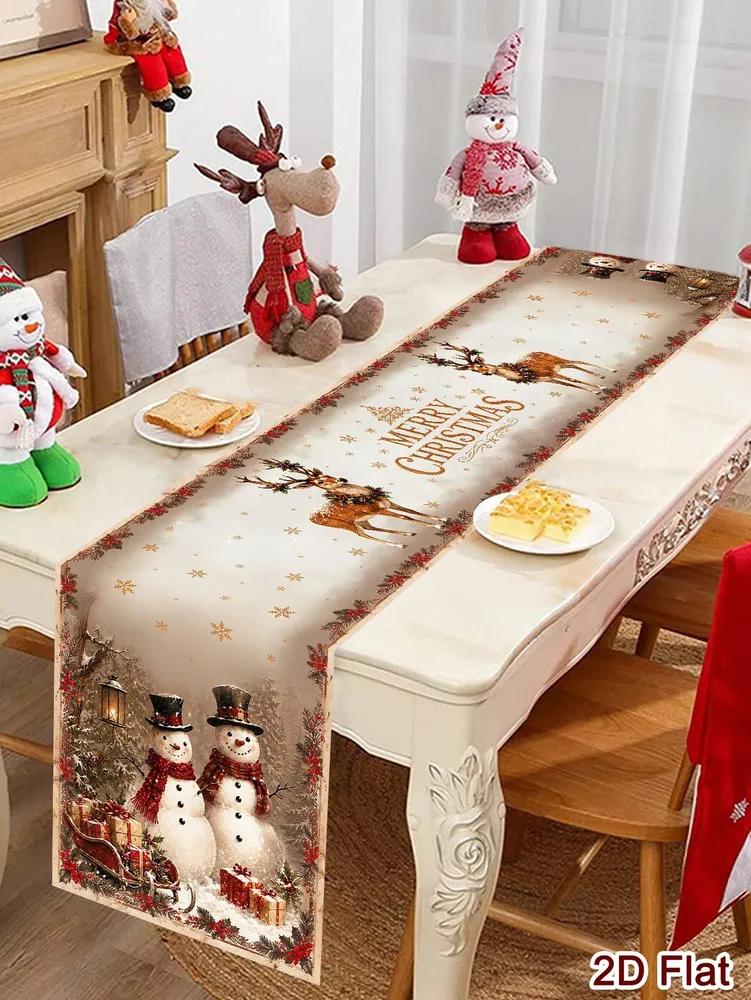 Table track 35x180 cm polyester anti-slip coating multi-colored