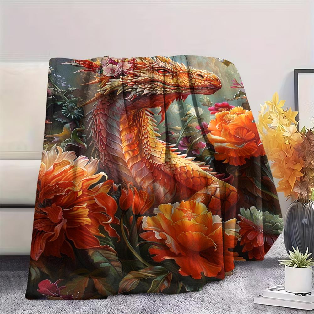 1 Pezzo Coperta in Flanella con Stampa Cartone Animato, Alta Qualità Confortevole per Tutte le Stagioni, Decorazione per la Casa, Calore e Comfort, Perfetta per Regalo di Natale Compleanno