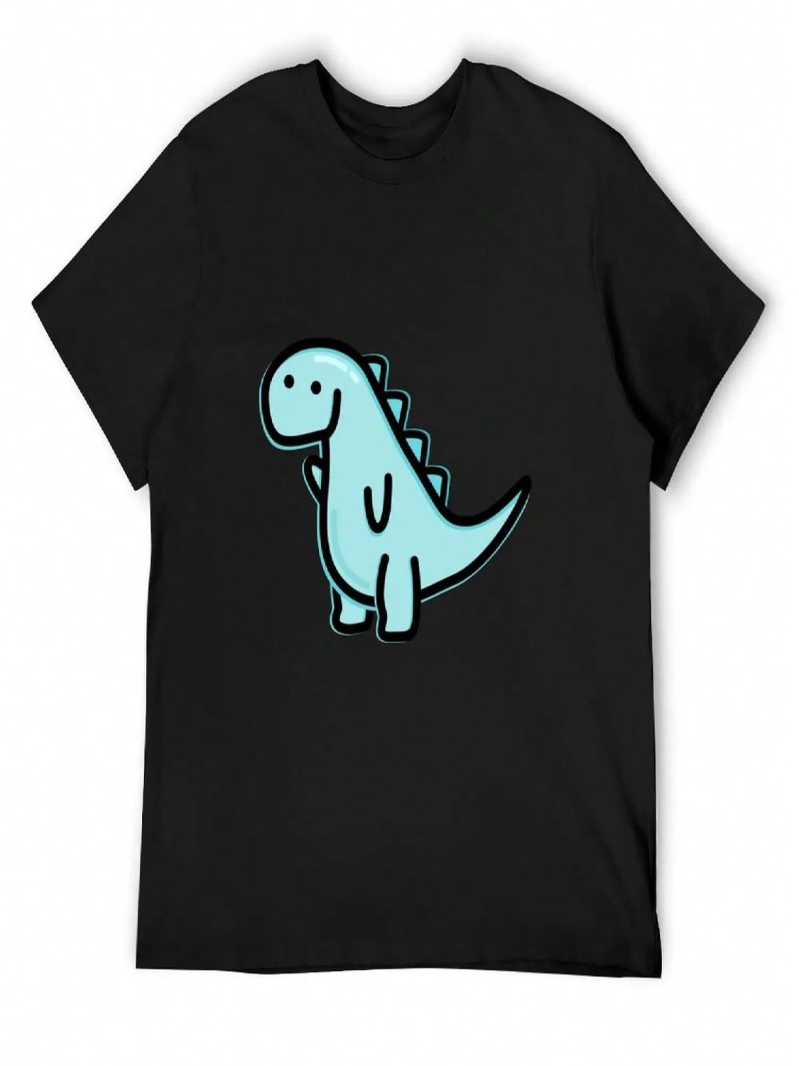 Cute Dino T-Shirt Plus Size Tops Boys Whites unisexs T Shirts Casual Stylish S