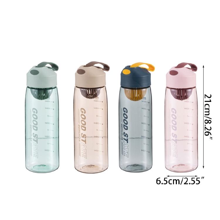 550ml Przenosny Plastikowy Kubek na Wodę z Filtrem Duża Pojemność Sportowe Butelki na Wodę