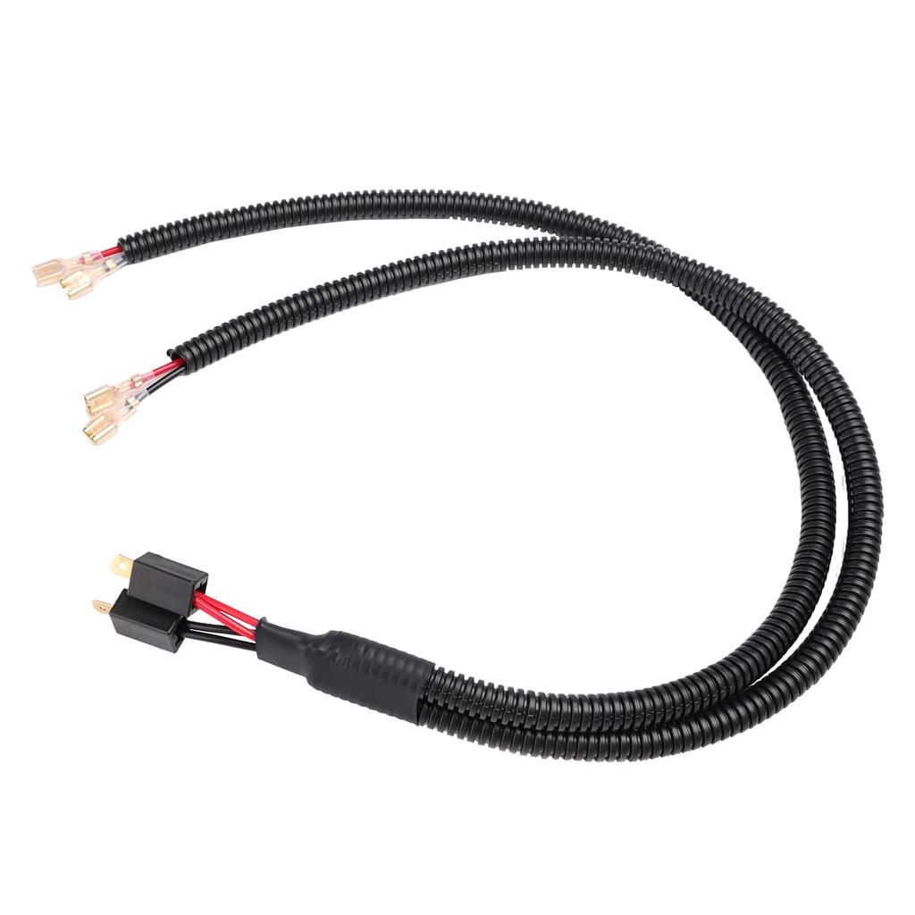 FARBIN Car Horn Thin Model Premium Horn + Bifurcated Branch Harness Toyota/Honda/Nissan/Suzuki Compatible Car Horn Wiring with Flat Terminal