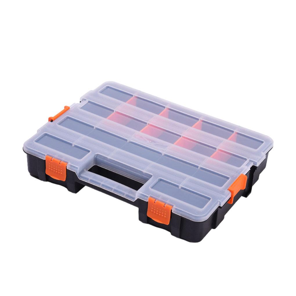 

PP Удобный органайзер для инструментов с отделениями разного размера - Организация инструментов Прочная конструкция G-322 Двусторонний 32*27*8