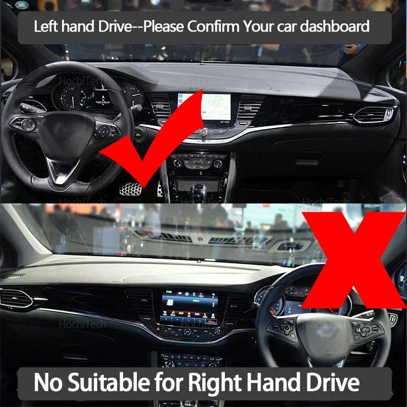 Anti-Slip Dashboard Cover Protective Pad Car Accessories for Opel Astra K 2016-2019 Vauxhall Holden Sunshade Carpet