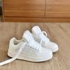 Niche Board Shoes New Summer Versatile Couple White Shoes Thick Sole Heightening Casual Sports White Shoes