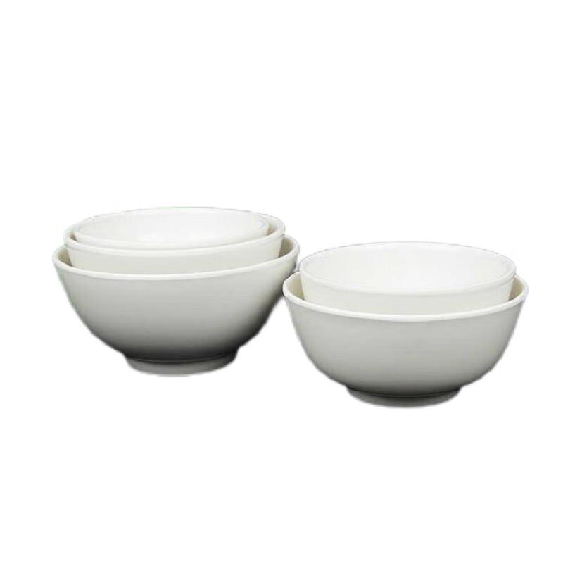 White Melamine Rice and Soup Bowl