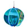 Bright Film Hot Air Balloon Wind Spinner Colorful Design Fantasy Style Hanging Wind Twister Hanging Type Plastic Material