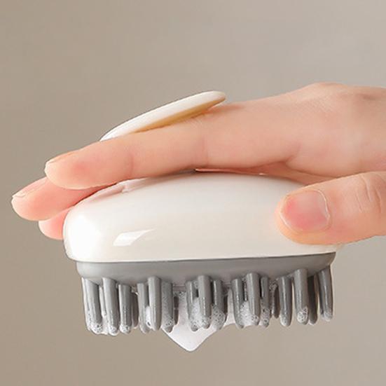 Kopfhautmassagegerät Shampoo-Bürste mit Griff, Haarwuchs Schuppenentfernung Kopfhautbürste, Kopfhaut-Peeling-Schrubber für die Dusche