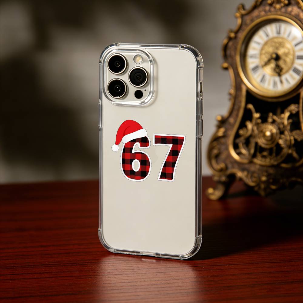 

67 Six Seven Phone Case For iPhone 17 16 15 14 13 12 11 Mini Pro Max Plus Transparent Cover iPhone14Pro