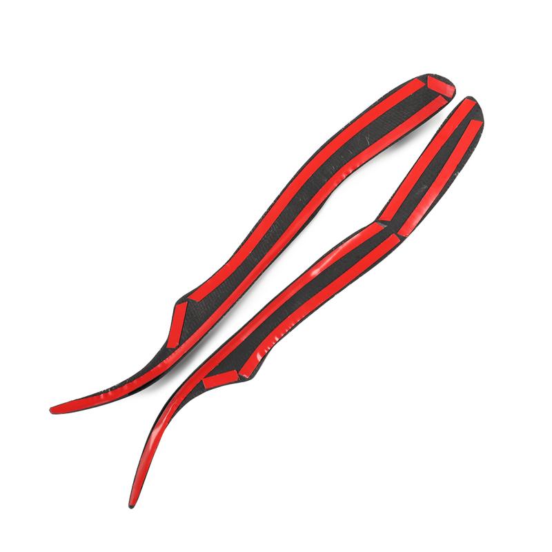 Car Headlight Eyebrow Cover Front Lamp Eyelid Decor For Lexus IS200 1998-2005 Carbon Fiber Trim Sticker 2pcs