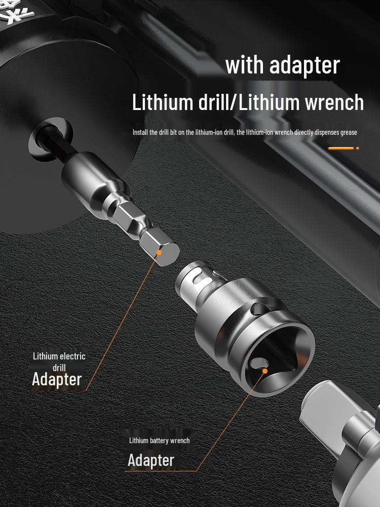 DOU LAN 24V Rechargeable Electric Grease Gun & Drill Combo