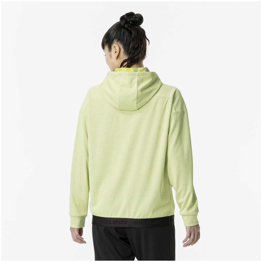 Training Wear Dry Aeroflow Hoody Jacket Parka Highly Ventilated 32MCA870 Luminary Green M [Mizuno] Women's