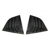 For Skoda Octavia MK3 2013- Car Rear Window Louver Shutter Cover Side Vent Blinds Trim Sticker ABS Exterior Accessories
