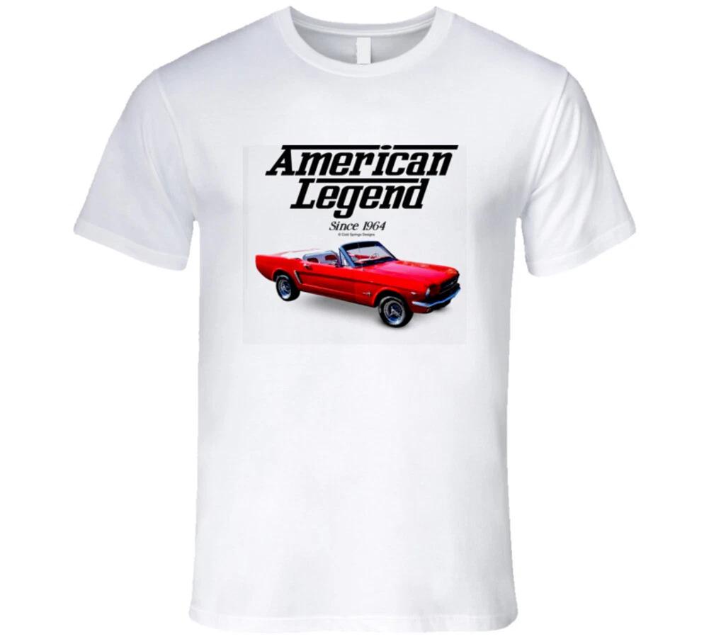 65 Mustang Red Convertible American Legend Since 1964 Premium Gift T Shirt S