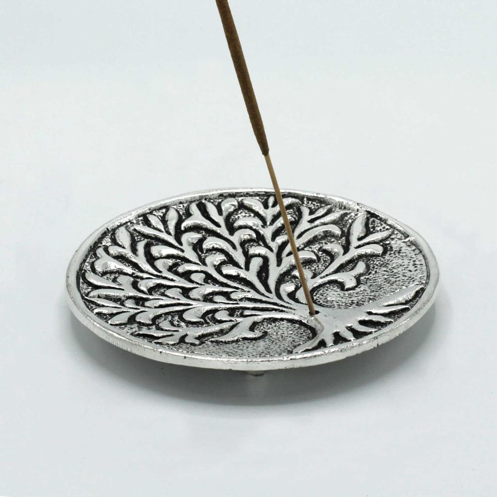 Incense Stick Holder Tree of Life Aluminium 10cm