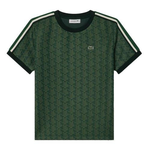 Lacoste Womens/Ladies Monogram Jacquard Slim T-Shirt