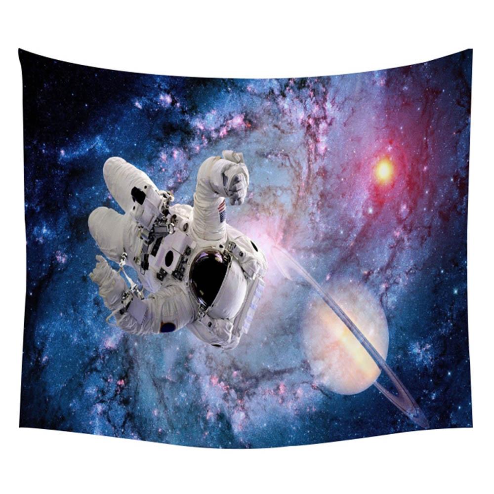 Galaxy Tapestry Space  Wall Decoration Fabric Cosmic Star  Polyester Home