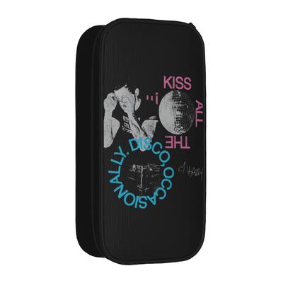 Kuss Alle Zeit Disco Federmäppchen Harrys Sänger Styles Federtasche Stiftehalter für Schultasche Schüler Schulbedarf