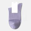 Female Spring and Summer Pure Cotton Anti Sweat Absorbable Breathable Boneless Tube Socks