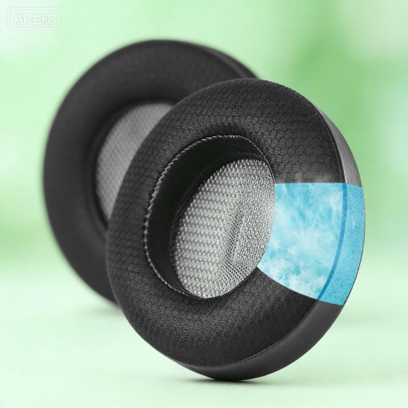 1Pair Ear Pad Replacement Football Mesh Earpads Ear Cushions Sponges Cover Earmuffs for Virtuoso Wireless Headphones