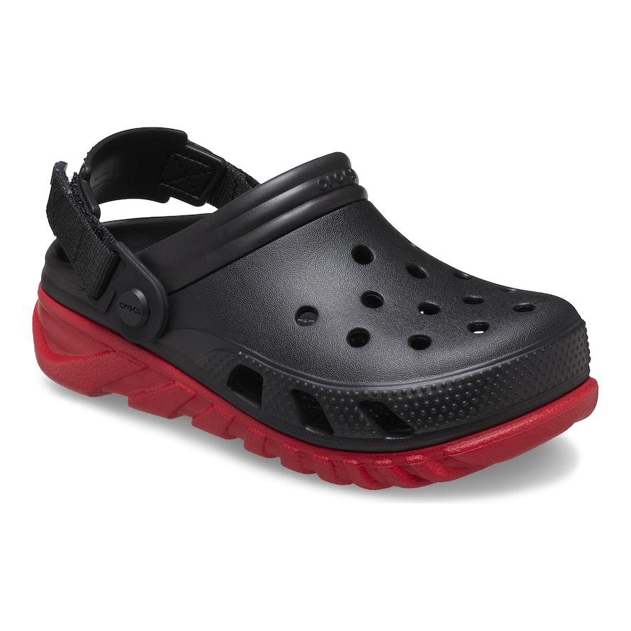 Crocs Comfortable Non-Slip Shock Absorbing Sandals Kids Sandals Black Red 208774-0WQ