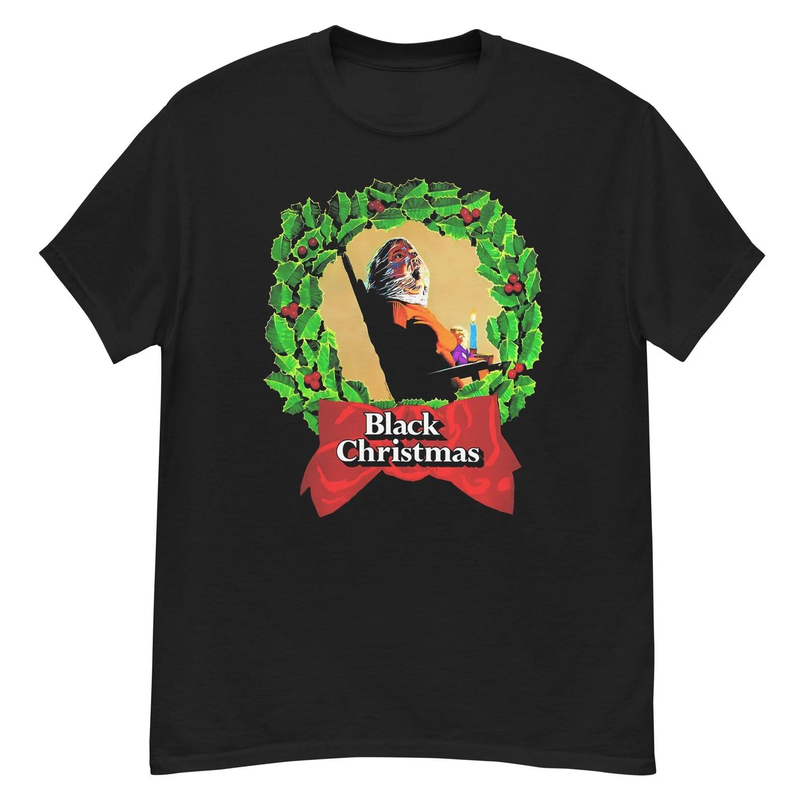 Black Christmas cult slasher film fan art t-shirt 3XL