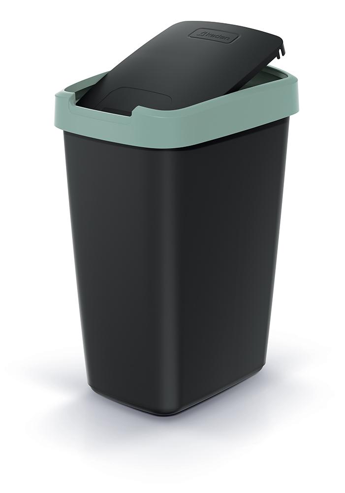 25L COMPACTA Q waste bin light green | Pop