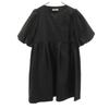 FREAK'S STORE Five-quarter Sleeve Folded Jacquard Mini Dress F Black Women Used