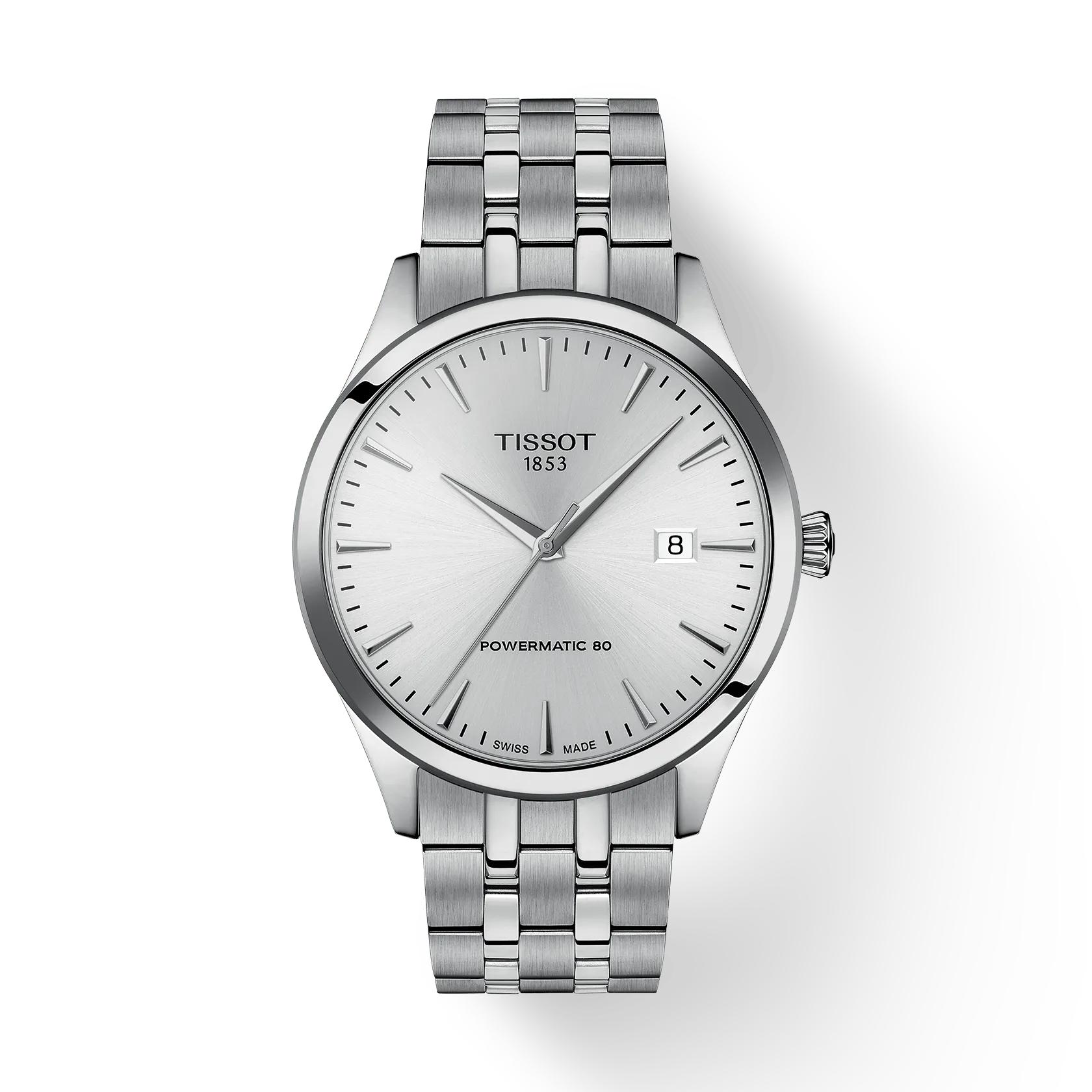 Tissot Stainless Steel silver Dial Men s Fashion Watch T158.407.11.031.00 серебряный