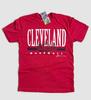 Red Cleveland Baseball Stadium Retro Team Fan T-Shirt Unisex T-Shirt
