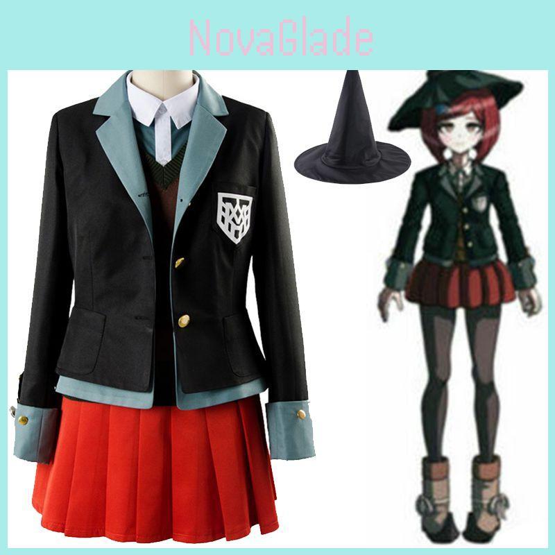 Danganronpa Killing Harmony Yumeno Himiko Stunning Cosplay Costume School Uniform Dress For Parties