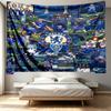 Chelsea FC Print Tapestry - Portable Wall Decor Cloth, for Home, Dorm, Travel, Bedroom, Living Room - Ideal Birthday Housewarming Gift