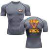 Training and Exercise T-shirt Anime Baki Hanma Men Running T-Shirt Compression Shirt Gym Fitness Short Sleeve Jogging Sportswear