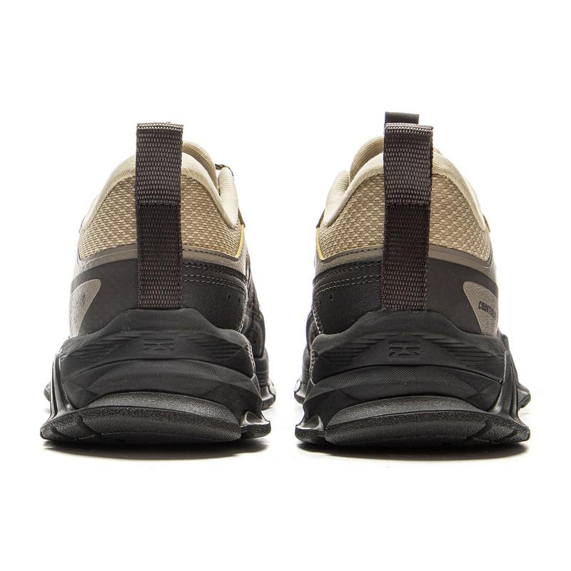 New LiNing CF Tracing, Xiaoyao Xing V3 Slip Resistant Abrasion Resistant Low top Hiking Shoes Unisex Khaki Gray AHTV017-2