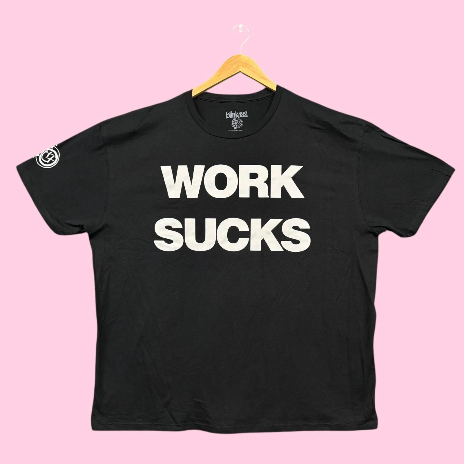 

Blink-182 All the Small Things Work Sucks Rock Band Tee XXL S