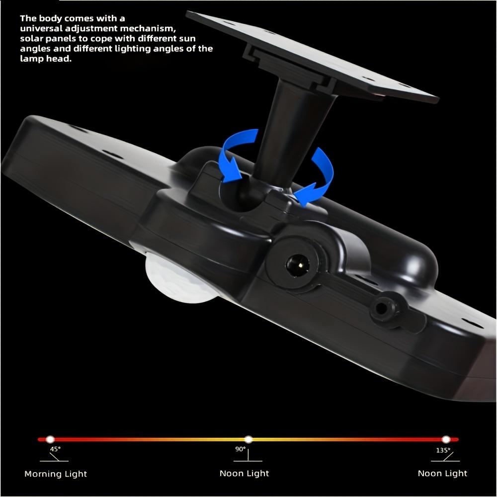 1PC 108/120/128/160COB Solar Split Wall Light, Sensor Motion 3 Modes Powered Waterproof Wireless Garden Wall Night Street Light