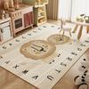 Children's Cartoon Animal Pattern Living Room Carpet Suitable for Bedroom Living Room Non-slip Carpet Cartoon Floor Mat Kids Rug
