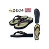 Daimyo Shokai Women's Japanese Style Tatami Sandals Black Floral Pattern Size L