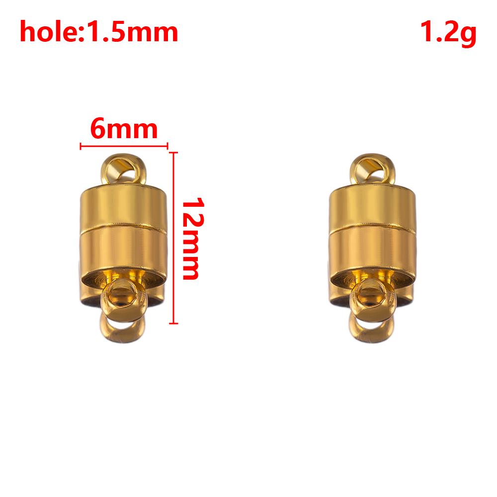 1 Set 2 Sets Verriegelbare Starke Magnetische Verschlüsse Magnetische Endverschluss Verbinder Schmuckherstellung DIY Armband Halskettenverlängerung Zubehör