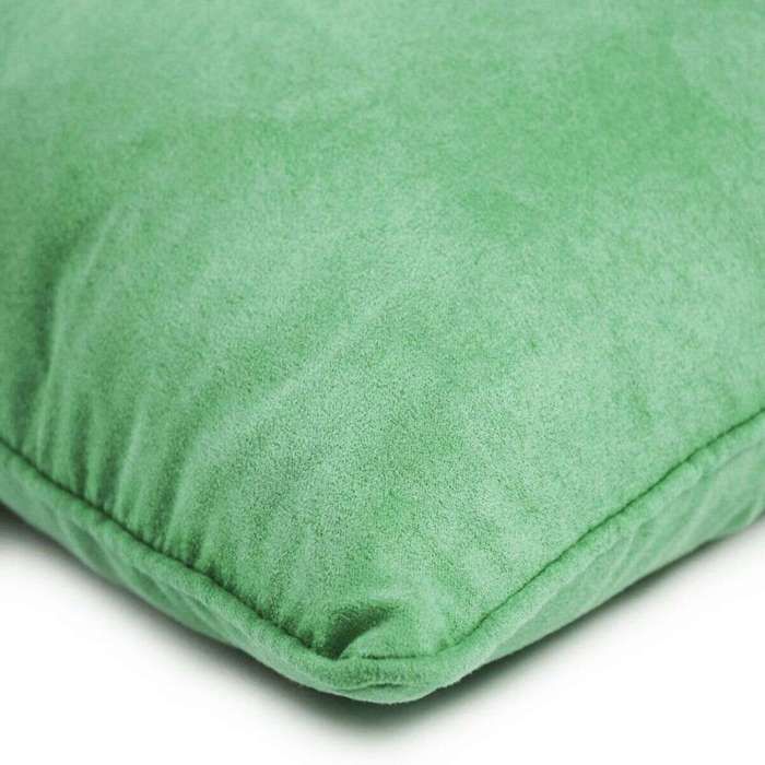Light Green Suede Cushion 40x40