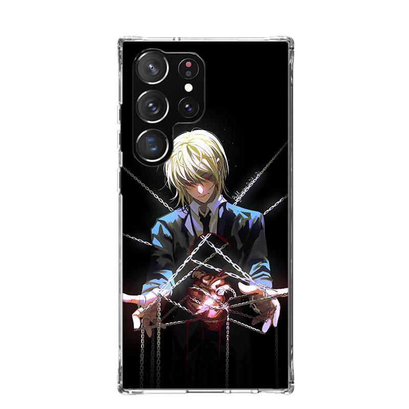 Huner X-Hunters Kurapika Phone Case For Samsung Galaxy S26 Ultra S23 S24 S25 Edge S20 FE S21 S22 Plus Soft Print Shell Cover Fun
